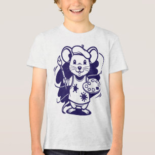 Maus der Künstler Tri-Blend Shirt