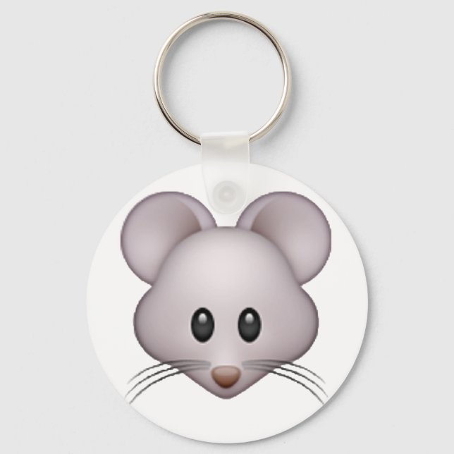 Maus - Emoji Schlüsselanhänger (Vorderseite)