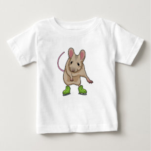 Maus Ice Skaten Ice Skate Baby T-shirt