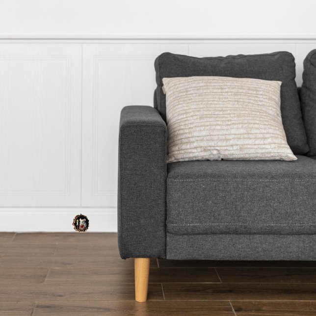 Maus im Haus - Aufkleber für die Rocktafel (Mouse in the skirting board)