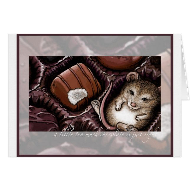 Maus im Schokoladen-Kasten (Vorderseite (Horizontal))