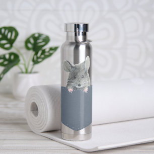 Maus in Blue Jean Pocket Trinkflasche