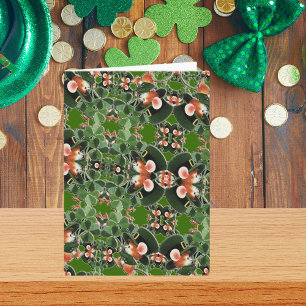 Maus in Clover Kaleidoscope St. Patrick's Day Karte