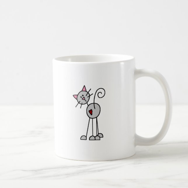 Maus in der rosa Ballerina-Tasse Kaffeetasse (Rechts)