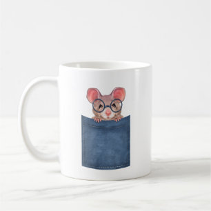 Maus in der Tasche Kaffeetasse