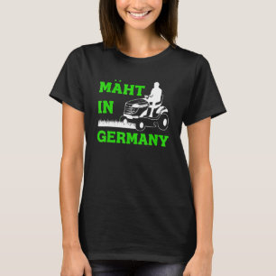 Maus in Deutschland Rasenmäher Griechen Rasenmäher T-Shirt
