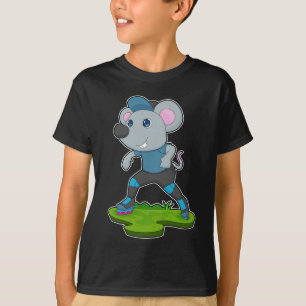 Maus-Inline-Skaten-Roller-Skate T-Shirt