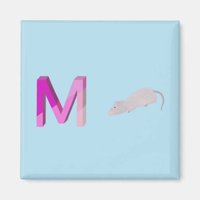Maus-Kühlschrankmagnet Magnet (Vorne)