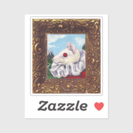 Maus-Lair-Malerei aus Blut Tee und rote Zeichenket Aufkleber