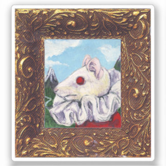 Maus-Lair-Malerei aus Blut Tee und rote Zeichenket Aufkleber