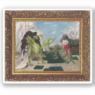 Maus-Lair-Malerei aus Blut Tee und rote Zeichenket Aufkleber