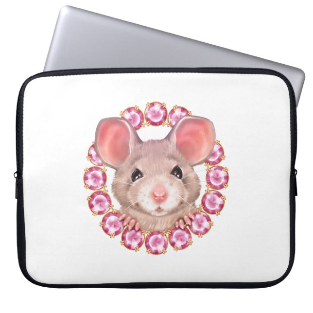 Maus Laptopschutzhülle (Vorderseite)
