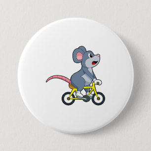 Maus mit Fahrrad Button