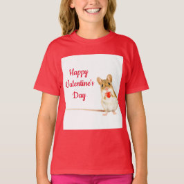 Maus mit Herz-T - Shirt