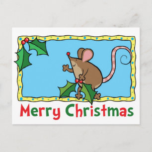 Maus mit Hölle Postkarte