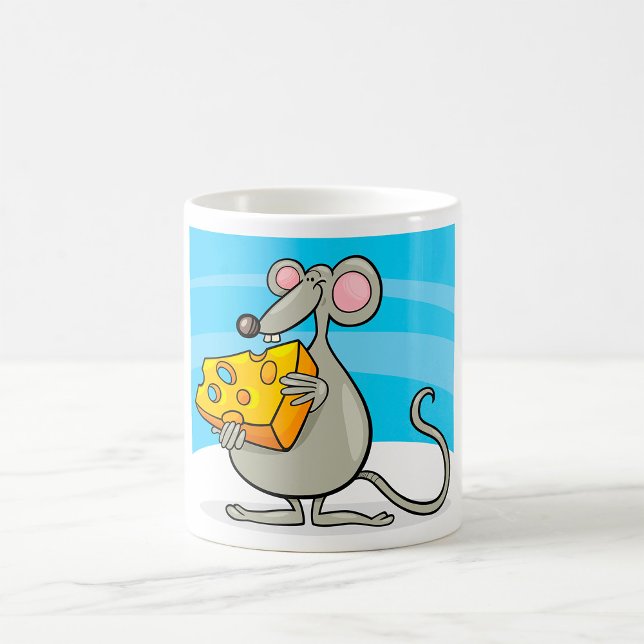 Maus mit Käse-Tasse Kaffeetasse (Von Creator hochgeladen)