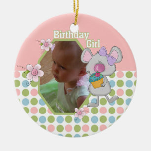 Maus mit keramikornament