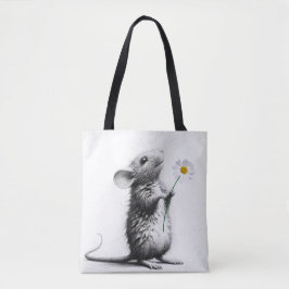 Maus mit weißer Daisy