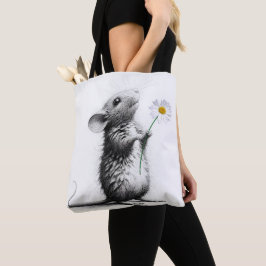 Maus mit weißer Daisy