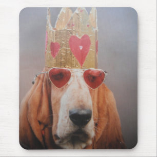 Maus Pad Basset Hound King Mousepad