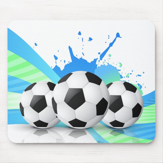 Maus-Pad-Fußball-Balls Mousepad (Vorne)