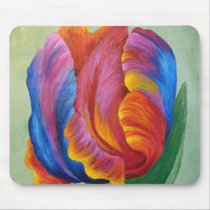 Maus Pad Rainbow Tulip #3 Mousepad