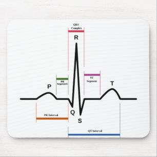 Maus Pad Sinus Rhythmus EKG Mousepad