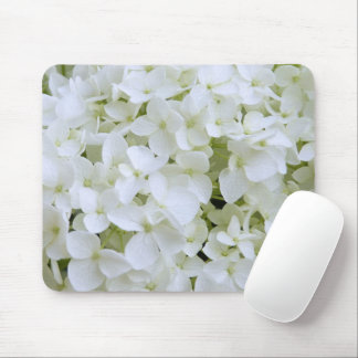 Maus Pad - White Hydrangeas Mousepad