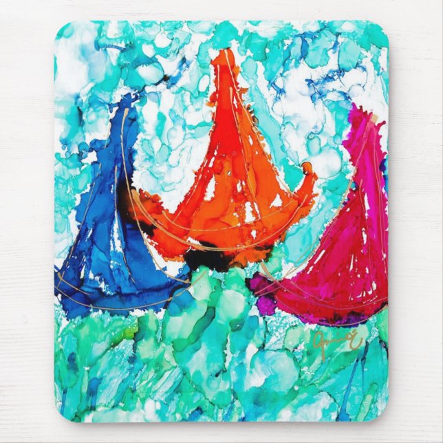 Maus-Pad "Winde des Wandels" Lovitude Soul Malerei Mousepad (Vorne)