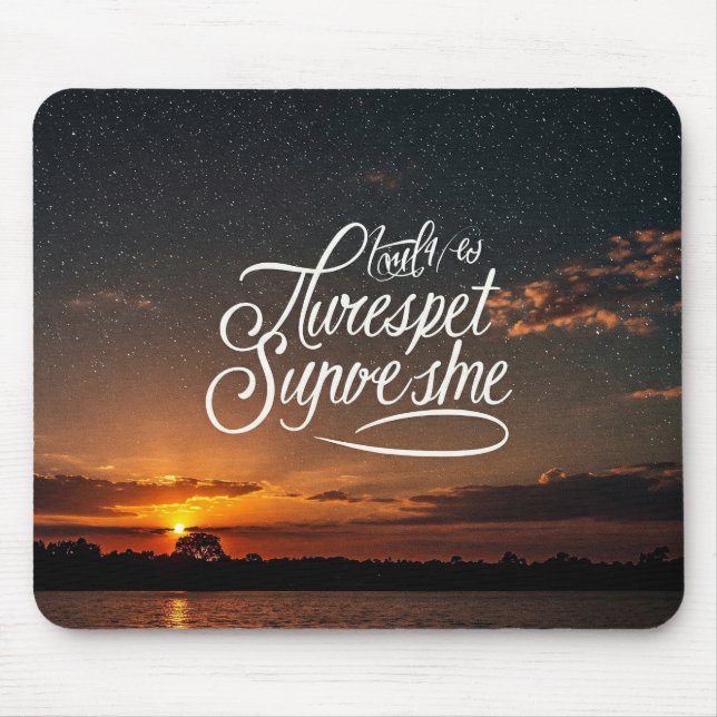 Maus-Pads und Schreibtische Matten Mousepad (Vorne)