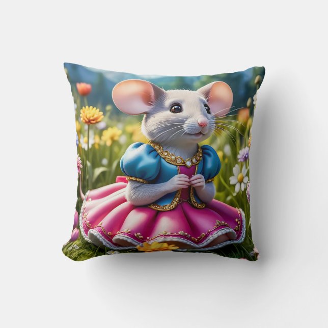 Maus Princess Pillow Kissen (Vorderseite)