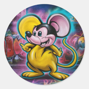 Maus Runder Aufkleber