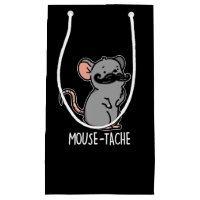 Maus tache Funny Mouse Pun Dark BG