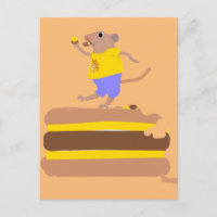 Maus tanzt auf (und isst) Burgher