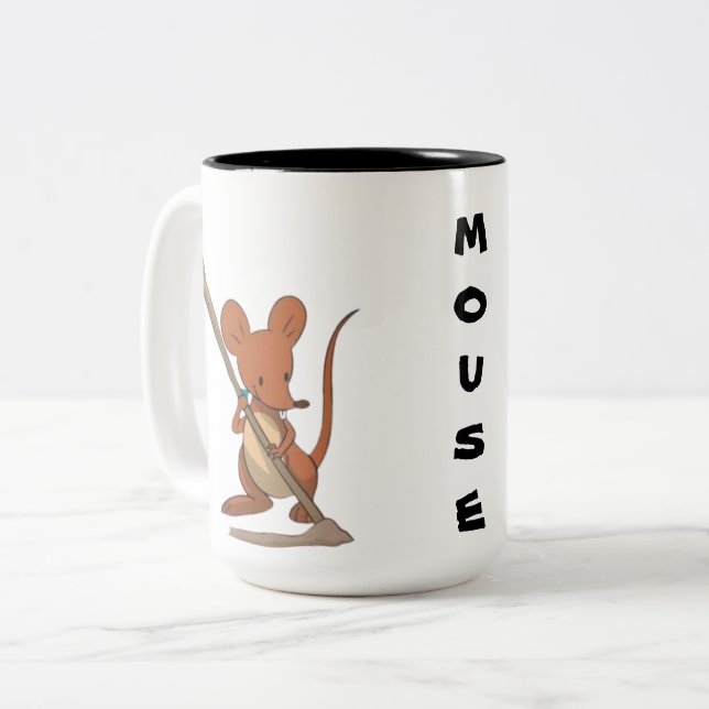 Maus-Tasse Zweifarbige Tasse (Vorderseite Links)