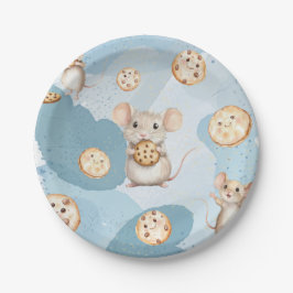 Maus und Cookie Geburtstagsparty Plate Pappteller