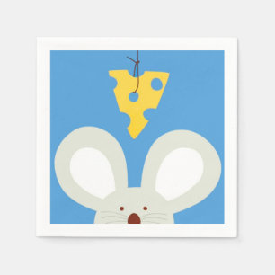 Maus und Käse Serviette