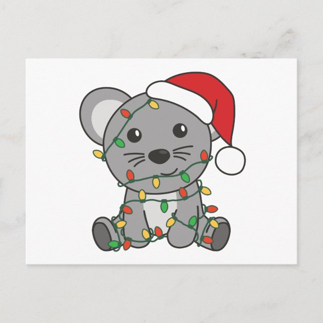 Maus Weihnachten Wintertiere Feiertagsmäuse (Vorderseite)