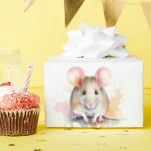 Maus Wildlife & Nature Water Color Set Geschenkpapier