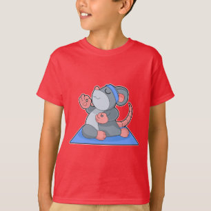 Maus Yoga Fitness Meditation T-Shirt