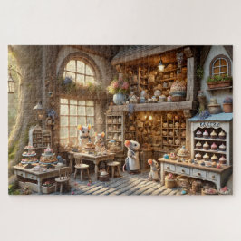 Mäuschen Klein Schwanz Bäckerei Waldküche Puzzle