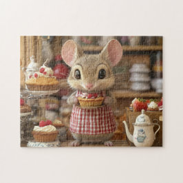 Mäuse-Bäckerei Chef Tiny Tail Whimsical Kitchen Puzzle