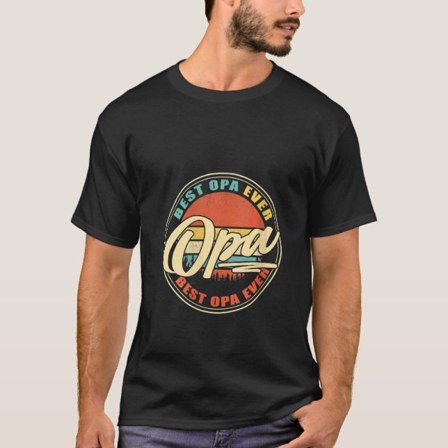 Mäuse Best Opa Ever Funny Papa Fath T-Shirt (Vorderseite)
