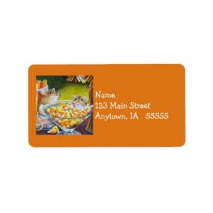 Mäuse Candy Sticks Candy Cornflakes Adressaufkleber