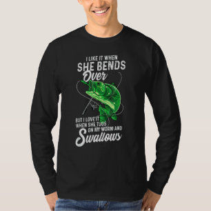 Mäuse, die mir gefallen, wenn sie über das Fischen T-Shirt