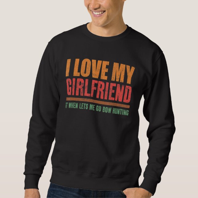 Mäuse ich Liebe meine Freundin es, wenn Lass mir g Sweatshirt (Vorderseite)