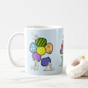 Mäuse kunterbunt kaffeetasse
