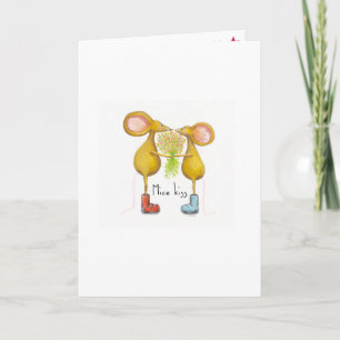 Mäuse küssen sich karte