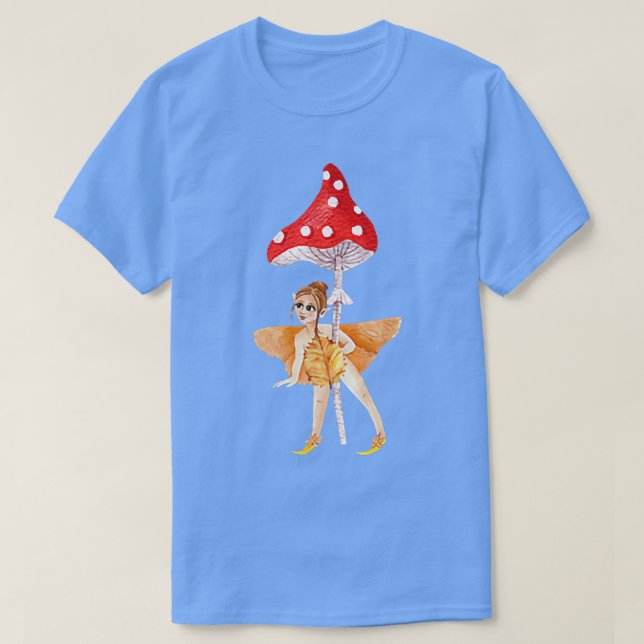Mäuse mit einer Mushroom-Cottage-Ästhetik T-Shirt (Design vorne)