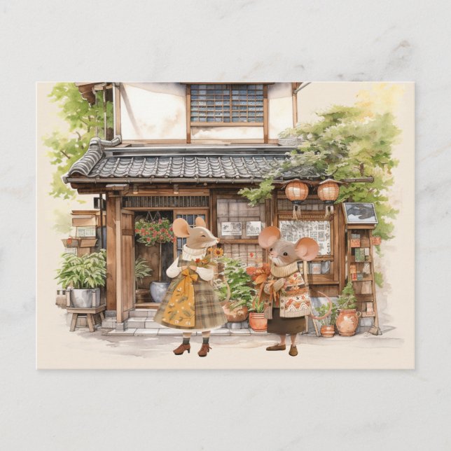 Mäuse - Stadtreihe Postkarte (Vorderseite)